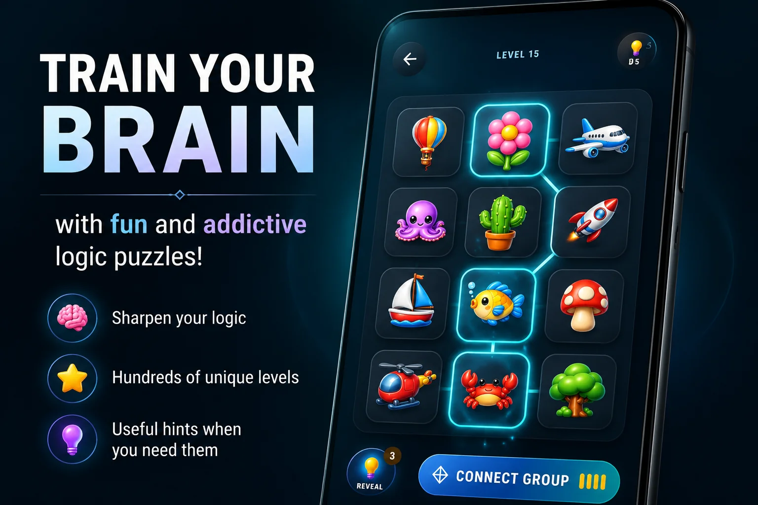 Nexus puzzle gameplay banner